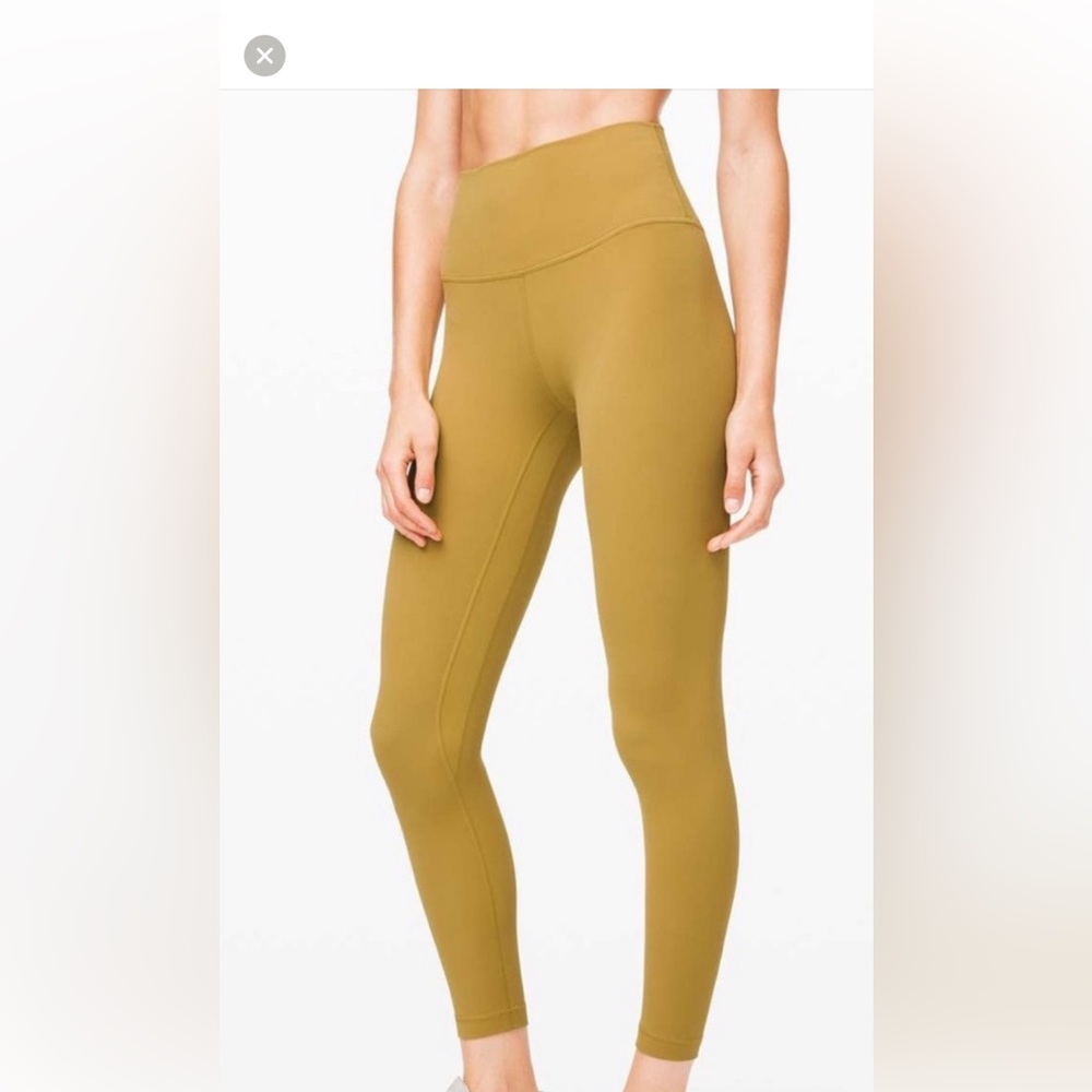 Lululemon align 25” in grape leaf. Size 8